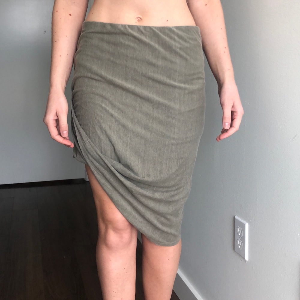Draped skirt